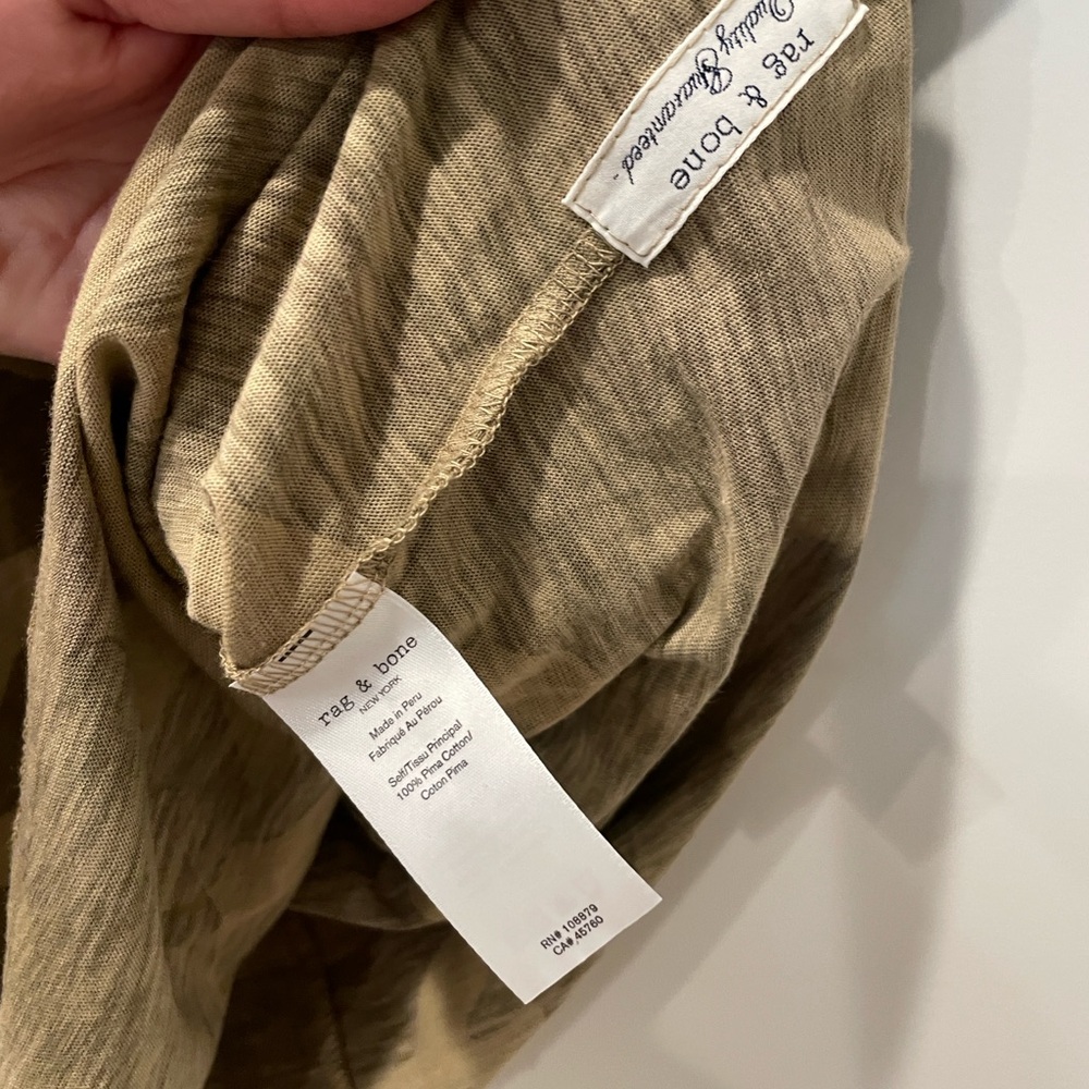 NWT Rag & Bone camo super soft Tee - Picture 5 of 7